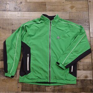 FootJoy Green and Black Windbreaker Jacket